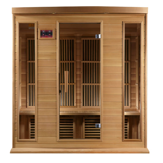 Luxella designs 4-Person Low EMF FAR Infrared Sauna-Luxella designs -HQ Sauna